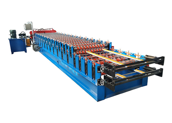 0.3-0.7mm Ppgi Roof Double Layer Sheet Roll Forming Machine