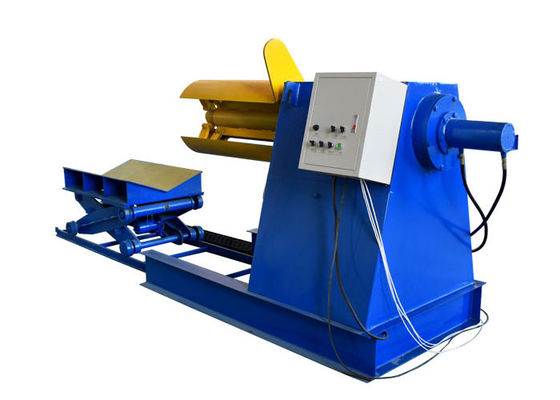 Metal Automatic Manual Sheet Coil Hydraulic Decoiler Machine For Metal Roofing Equipment