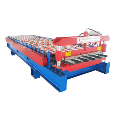 Colored Galvanized Steel Sheet Sheet Metal Roll Forming Machines With Servo Motor Drive Motor And IBR Machine With Curving