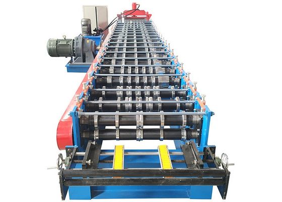 1250mm Plate Width Floor Deck Roll Forming Machine Manual Decoiler For Smooth And Precise Production